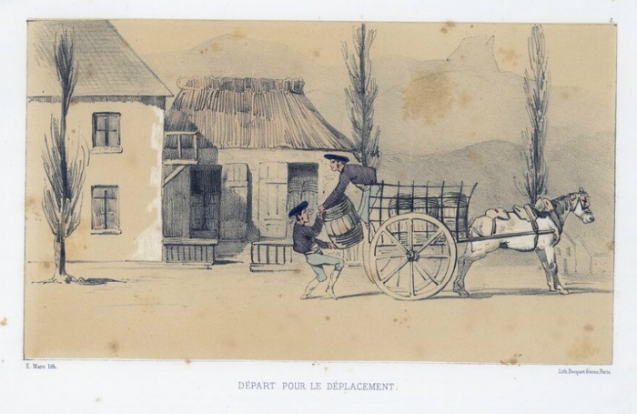 A. Duruy - Dessin humoristique sur le Pau Hunt - 1862 - Archives de l'équipage (13)